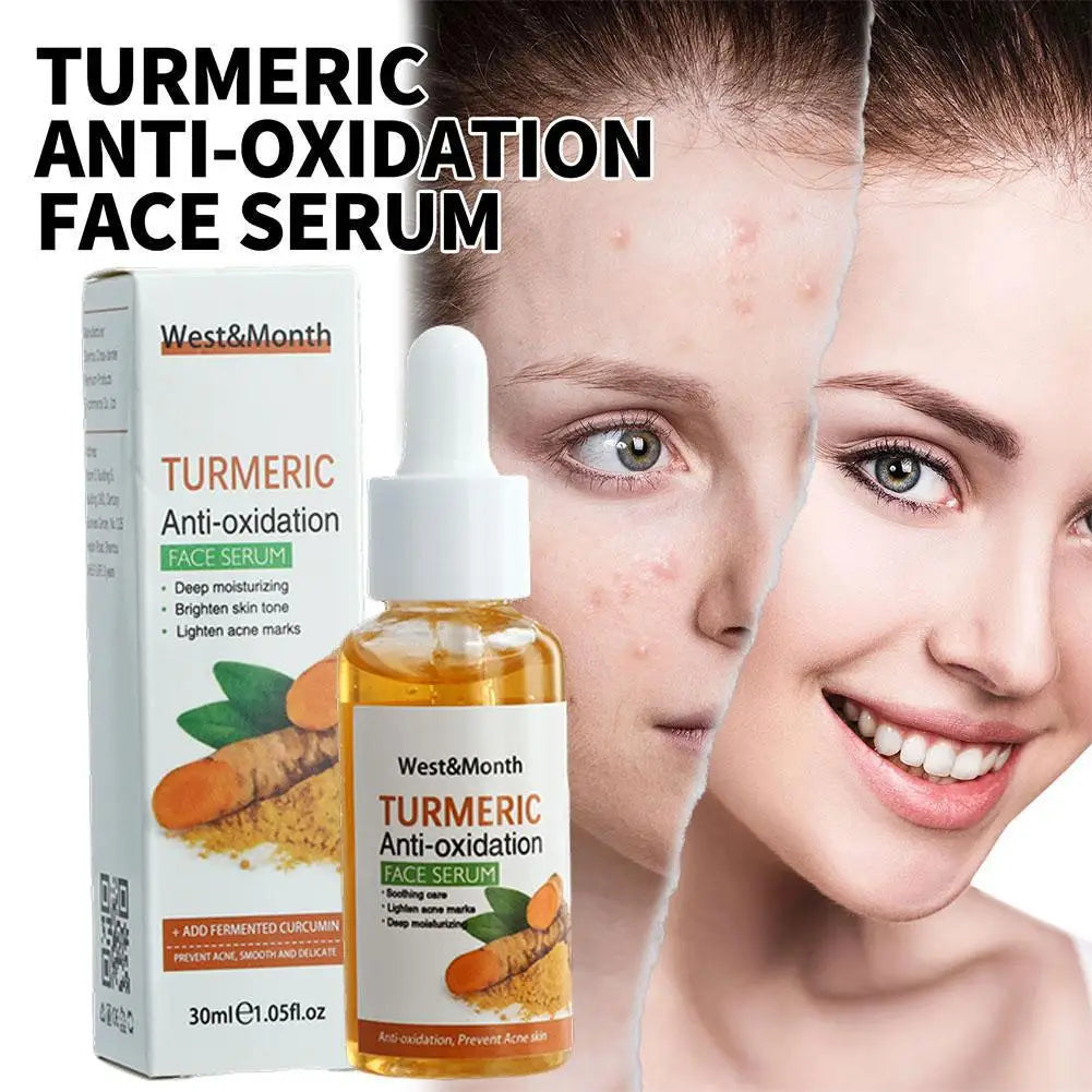 1+1 GRATIS - Ser pentru Pete Pigmentare, Riduri & Acnee - Turmeric si Curcumina, 30ml
