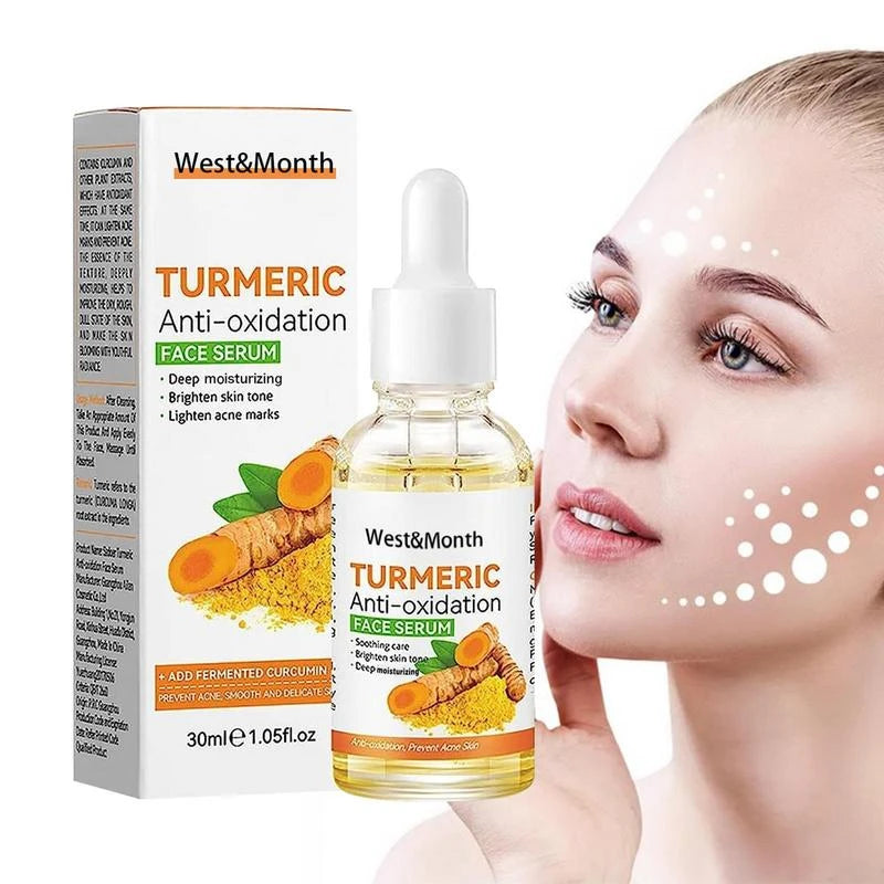 1+1 GRATIS - Ser pentru Pete Pigmentare, Riduri & Acnee - Turmeric si Curcumina, 30ml