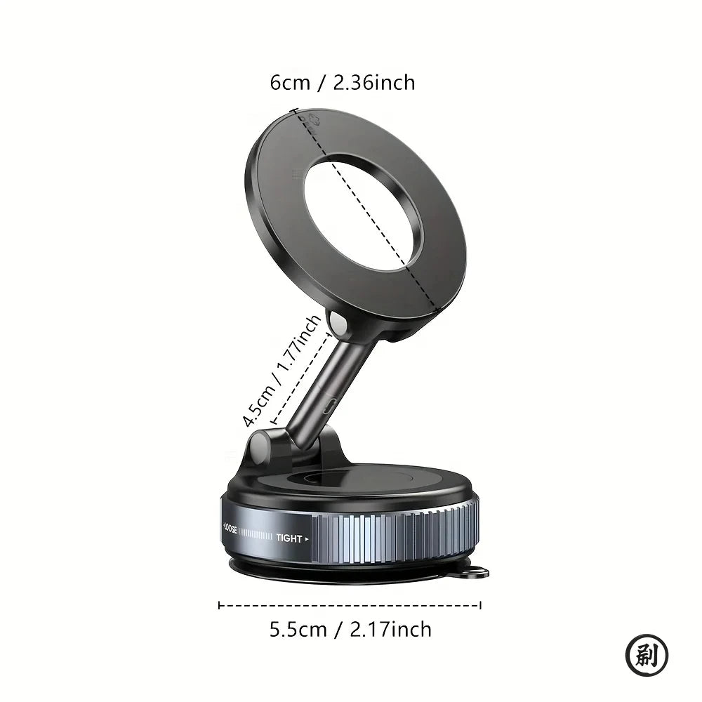 Suport Telefon Auto Magnetic Premium cu Ventuza si Rotatie 360°